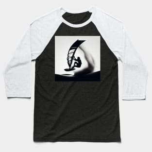 Wind Surfing Baseball T-Shirt